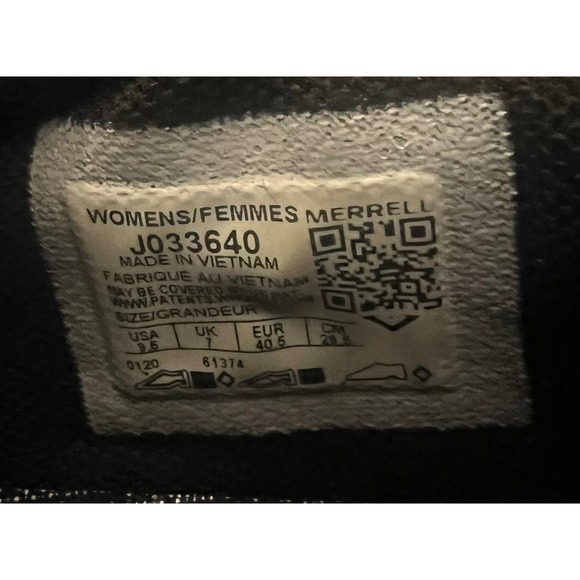 Womens Merrell Moab Flight Trail Running Shoes Olive Green Purple Size 9.5 - Picture 6 of 7